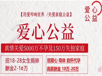 高港捐卵助孕生子 爱心志愿者招募